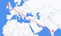 Flyrejser fra Kadapa, Indien til Belfast, Indien