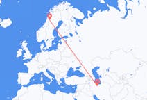 Flights from Tehran, Iran to Hemavan, Sweden