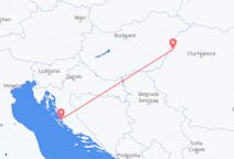 Loty z Zadar, Chorwacja do Oradei, Rumunia