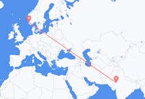 出发地 印度出发地 焦特布尔目的地 挪威斯塔万格的航班