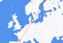 Flights from Lourdes, France to Vaasa, Finland