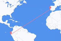 Flyg från Talara, Peru till Lissabon, Portugal