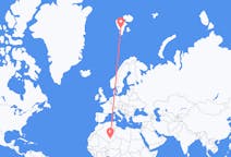 Flights from Tamanrasset to Svalbard