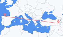Рейсы из Вана, Турция в Сантьяго-дель-Монте, Испания