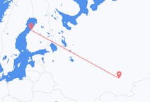 Flyrejser fra Ufa, Rusland til Karleby, Finland