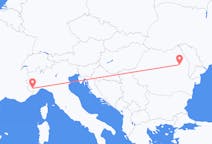 Flights from Cuneo, Italy to Bacău, Romania
