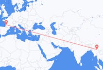 Flights from Lashio, Myanmar (Burma) to Bordeaux, France