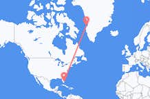 Flüge von West Palm Beach, die Vereinigten Staaten nach Aasiaat, Grönland