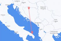 来自波斯尼亚和黑塞哥维那巴尼亚卢卡目的地 意大利布林迪西的航班