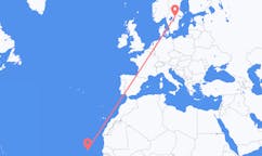 Flyg från Praia, Kap Verde till Örebro, Sverige