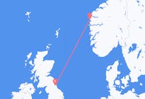 Flights from Newcastle upon Tyne, the United Kingdom to Florø, Norway