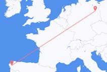 从柏林飞往圣地亚哥 － 德孔波斯特拉的航班