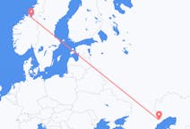 Fly fra Astrakhan til Trondheim