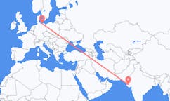 Flyreiser fra Rajkot, India til Rostock, Tyskland
