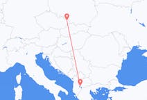 Flights from Ohrid, North Macedonia to Ostrava, Czechia