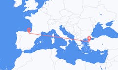 Flyrejser fra Vitoria, Spanien til Edremit, Tyrkiet