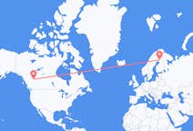 Flyreiser fra Dawson Creek, Canada til Rovaniemi, Finland