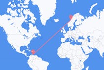 Flyrejser fra Willemstad, Curaçao til Brønnøysund, Norge