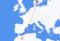 出发地 阿尔及利亚出发地 贝沙尔目的地 丹麦哥本哈根的航班