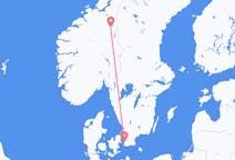 Vluchten van Malmö naar Røros
