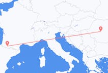 Flyreiser fra Lourdes, Frankrike til Sibiu, Romania