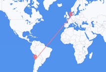 Flyrejser fra Kopiapó, Chile til Amsterdam, Holland