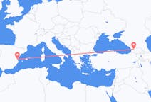 Flyreiser fra Kutaisi, Georgia til Valencia, Spania