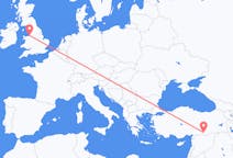 Flights from Şanlıurfa, Turkey to Liverpool, England