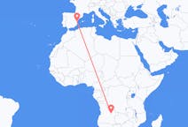 Flyreiser fra Luena, Angola til Valencia, Spania