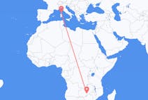 出发地 赞比亚出发地 路沙卡目的地 法国费加里的航班