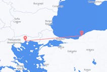 Flyreiser fra Zonguldak, til Kavala Prefecture