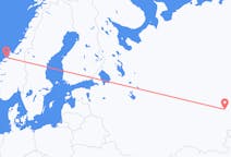 Fly fra Yekaterinburg til Kristiansund