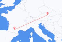 Flyg från Toulouse till Vienna