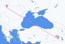 Flyreiser fra Hakkâri, Tyrkia, til Debrecen, Tyrkia