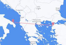 Vluchten van Brindisi naar Çanakkale