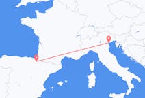 Vluchten van Pamplona, Spanje naar Venetië, Italië
