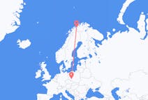 Flights from Sørkjosen, Norway to Wrocław, Poland