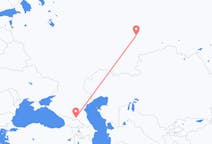 Fly fra Vladikavkaz til Yekaterinburg