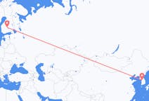 Flyrejser fra Seoul til Jyväskylä