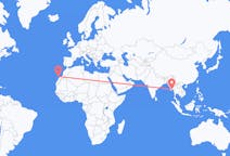 Flyrejser fra Rangoon til Ajuy
