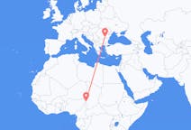 Flyg från N Djamena, Tchad till Bukarest, Rumänien