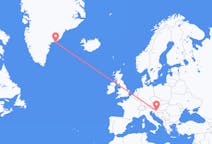 Flights from Zagreb, Croatia to Kulusuk, Greenland