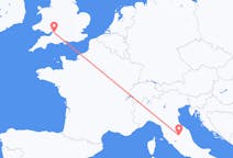 Flyreiser fra Bristol, England til Perugia, Italia