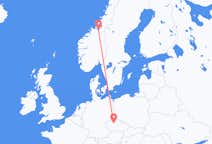 Flights from Trondheim to Prague