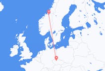 Flights from Trondheim, Norway to Prague, Czechia