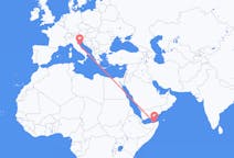 Flyreiser fra Bosaso, Somalia til Ancona, Italia