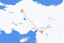 Flüge von Aleppo, nach Ankara