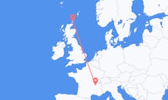 Flights from Lyon, France to Kirkwall, the United Kingdom