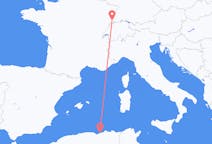 Flyrejser fra Jijel, Algeriet til Basel, Schweiz