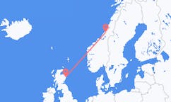 Flights from Namsos, Norway to Aberdeen, the United Kingdom
